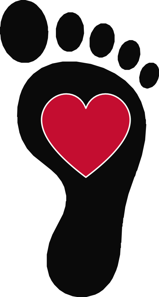 Barefoot Hearts — la huella con el corazón